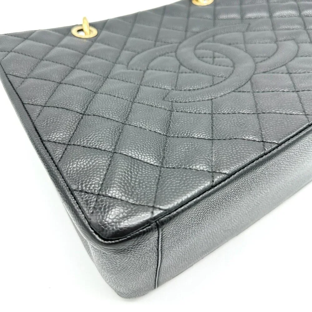 Chanel CC Black Caviar Grand Shopping Tote - Picture 6 of 10